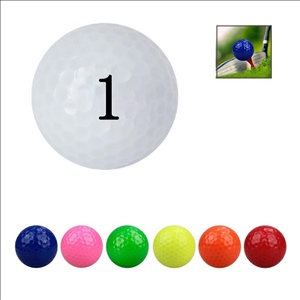 Colored Double-layer Training Golf Ball